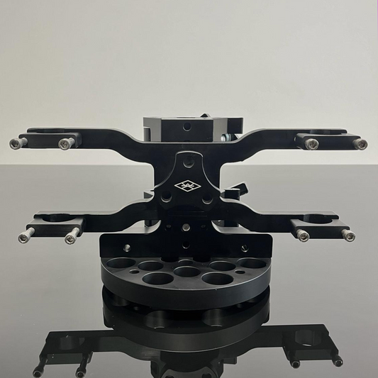 A SlingShot adaptor mounted on a mitchell plate and hard mount configuration