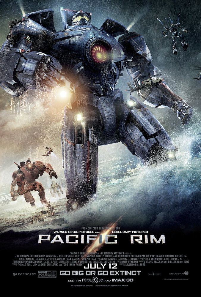 Poster for the movie Pacific Rim by Guillermo Del Toro